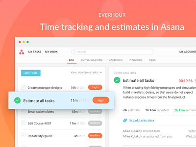 Social snippets for our integration pages asana basecamp github pivotal time tracking timer trello