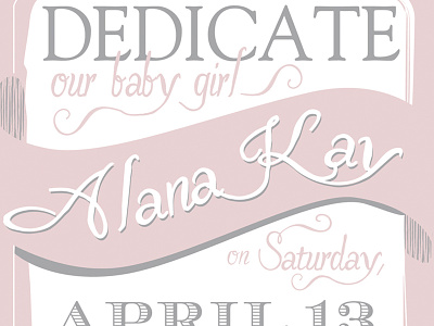 Baby Dedication Invite baby dedication fonts invite