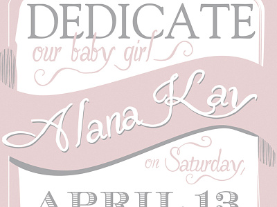 Baby Dedication Invite