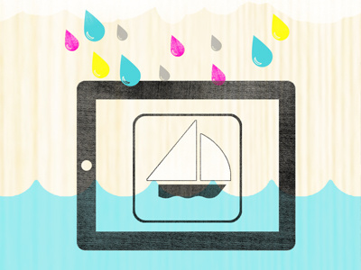 Sea MYK ipad rain sail water