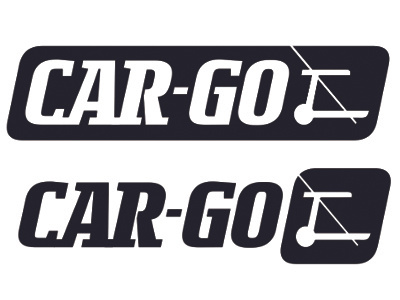 Car-Go Cart Logo Comp badge cart icon rogue typography