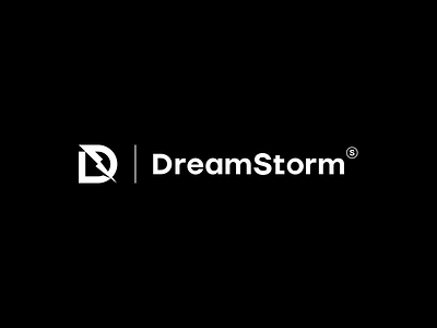 DreamStrom Studios Logo d letter logo d logo logo storm logo symbol