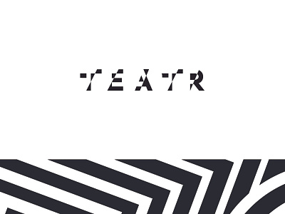 Teatr logo contrast gliwice logo logotype mateuszpalka palka pałka poland theater typography