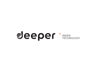 deeper Logo concept deeper gliwice inside logo logotype mateuszpalka palka pałka poland technology typography
