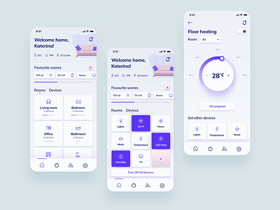 Smart home app concept