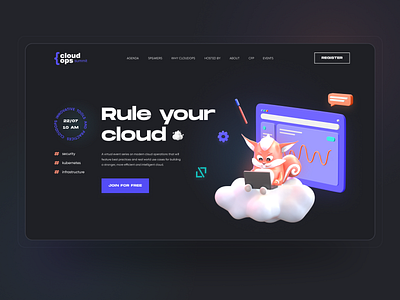 CloudOps summit landing page