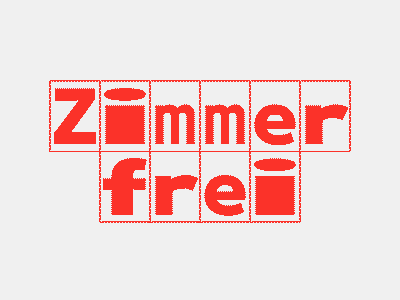 Zimmerfrei Mono homemade mono monospace sans sans serif streched streching
