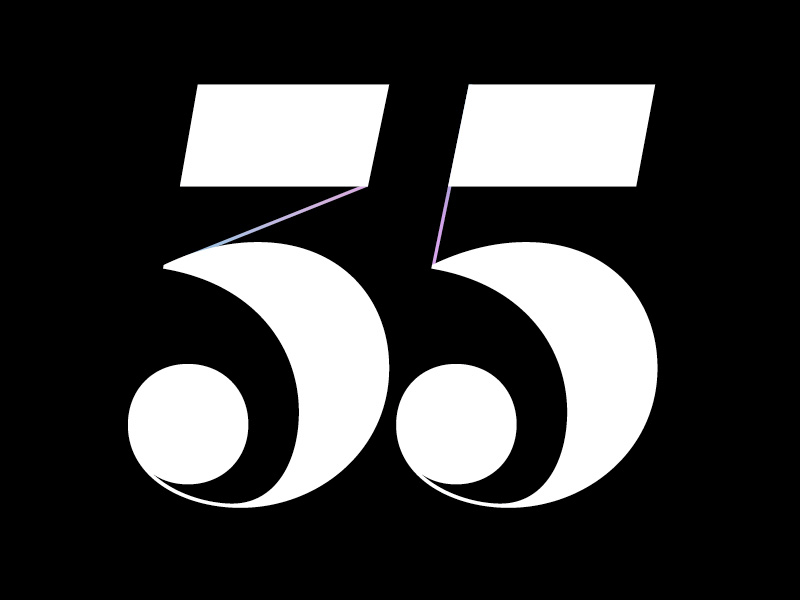 35? 55? 53? 33? 35! 35 contrast font high contrast lettering serif type typography