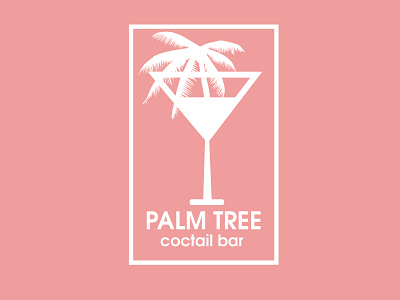 Palm Tree Coctail Bar adobe branding design icon illustration illustrator logo ui ux vector