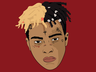 XXXTENTACION adobe aesthetic animation animeart art design illustration illustrator typography vector