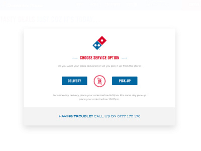 Fast food options: delivery or pick-up? dominos exactor food food app ordering