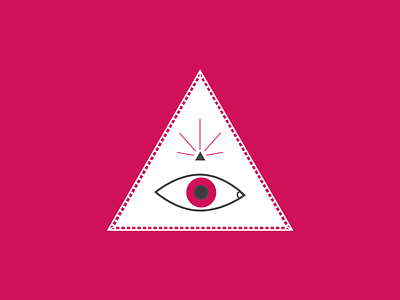 Just a red eye. conspiracy evil eye eye pyramid red