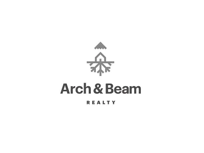 Arch & Beam — Realty branding branding design design graphic design icon layout logo minimal photography type typography