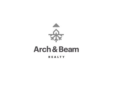 Arch & Beam — Realty branding branding design design graphic design icon layout logo minimal photography type typography