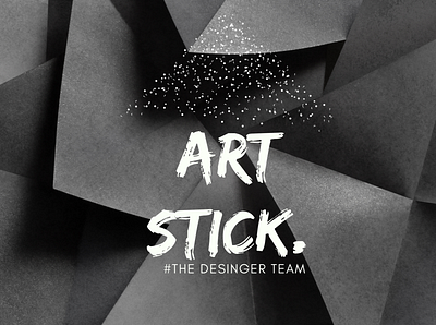 ART STICK branding design icon logo typography