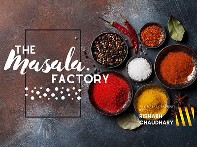 spice manufacuring brand branding design icon logo typography