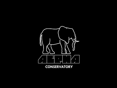 Animal conservation initiative brand. app branding design icon illustration logo minimal typography vector website