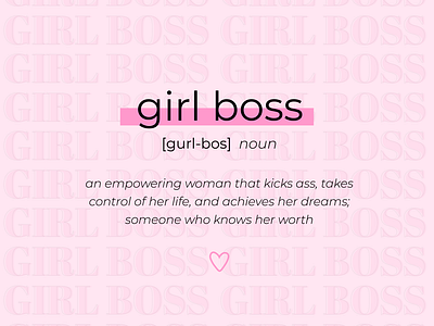 Boss bitch by Molli Ross on Dribbble