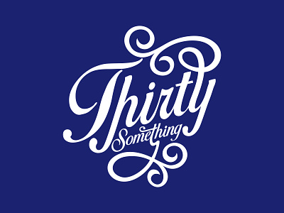 Thirty Something apparel lettering lettering art tshirt art tshirts typography