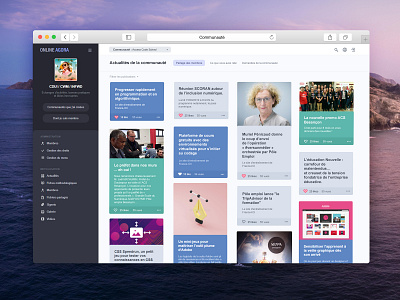 Homepage collaborative plateform