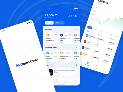 CoinStreet - Cryptocurrency App