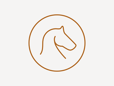 São Lourenço do Barrocal animal badge barrocal horse icon minimal roundel vector
