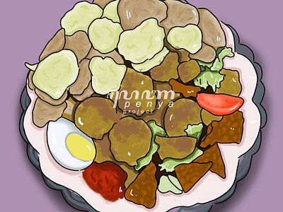 Gado gado corel design food food illustration illustration illustrator ilustration indonesia logo ui