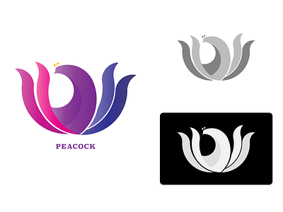 Peacock logo branding identity logo logo design logotype