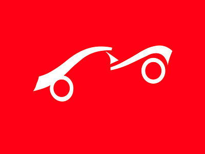 Car Logo app branding design flat icon illustrator logo minimal smooth typography web