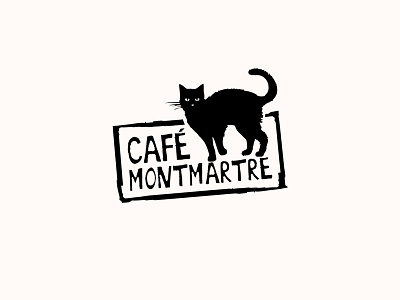 Café Montmartre. Logo Design