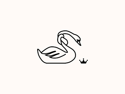 DYING SWAN. Logo Design brand clothing design dying fashion linear logo logo design logotype mark swan symbol