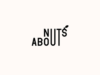 NUTS ABOUT. Logo Design brand food logo logo design logotype mark nuts snack symbol