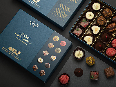 Ruta Chocolate Masters Collection. Packaging Design box candy chocolate collection food gold hand hand made luxury package packaging royal sweets