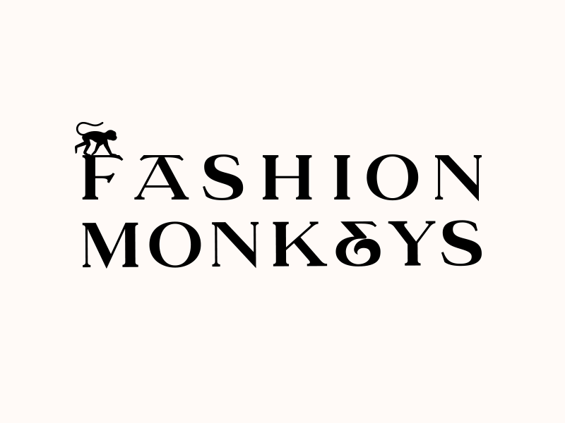 Fashion Monkeys. Logo Design mua make-up logotype logo fashion model modeling model monkey monkeys fashion