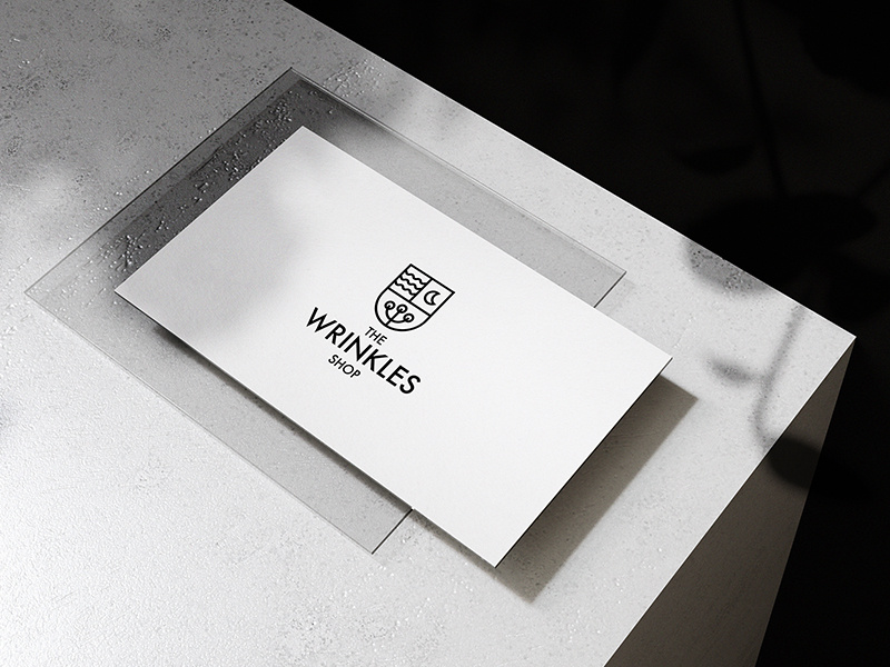 The Wrinkles Shop. Logo Design flax night lithuania lietuva vilnius coat of arms sleep bedding linen logotype logo
