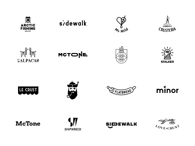 Logofolio www.medziausis.com black brand branding linear logo logofolio logotype mark minimal modern symbol
