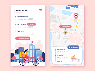 Daily UI 029 Map adobe xd dailyui dailyuichallenge delivery delivery app delivery service design illustration illustrator map map design ui user experience user interface ux vector