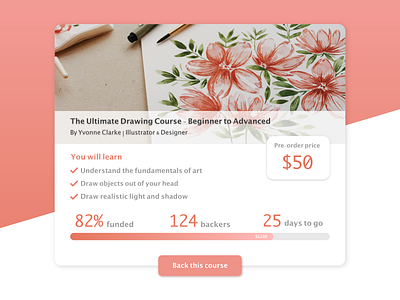 Daily UI 032 Crowdfunding Campaign adobe xd adobexd crowdfunding crowdfunding campaign dailyui dailyuichallenge design illustration illustrator ui user experience user interface ux vector