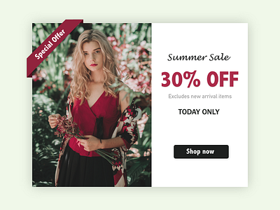 Daily UI 036 Special Offer