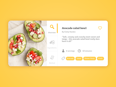 Daily UI 040 Recipe adobe adobe xd adobexd dailyui dailyuichallenge design food illustration illustrator recipe recipes ui user experience user interface ux vector