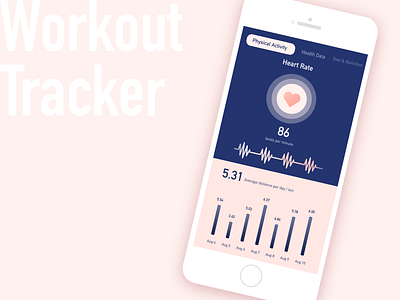 Daily UI 041 Workout Tracker adobe adobe xd adobexd dailyui dailyuichallenge design exercise illustration illustrator ui user experience user interface ux vector workout workout app workout of the day workout tracker