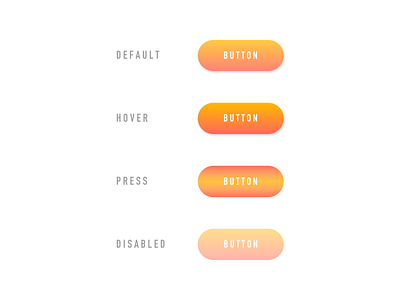 Daily UI 083 Button adobe adobe xd adobexd button button design buttons dailyui dailyuichallenge default design disabled hover illustration illustrator press ui user experience user interface ux vector