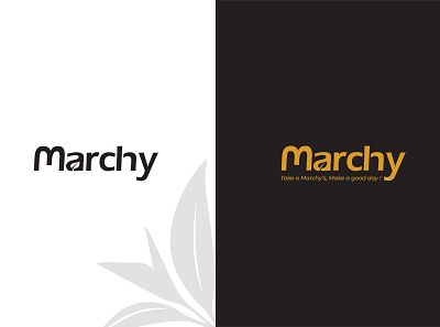 Marchy - Tea Drink brand branding logo logodesign logomaker logomark logos logotype