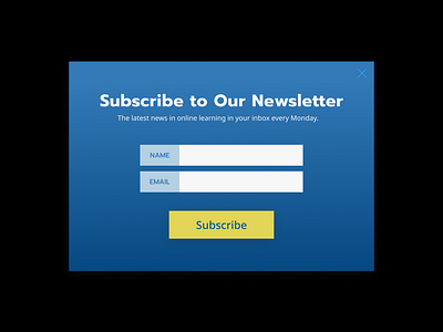 Daily UI 26 Subscribe