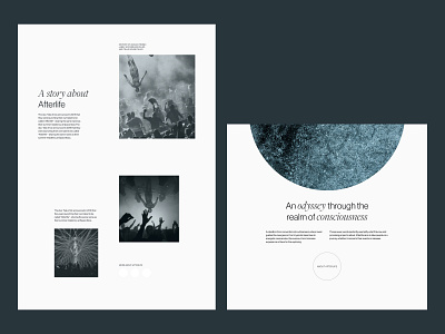 An Electronic Label – Afterlife design experimental graphic design grid header illustration label logo minimalist modern monochrome music photography records sans serif serif ui web website