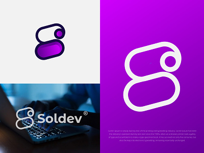 Soldev Logo - Letter-S + Keyboard