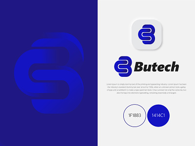 Butech Logo - Letter-B + Tech