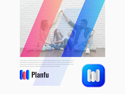 Modern Logo - Family Plan+Letter-M