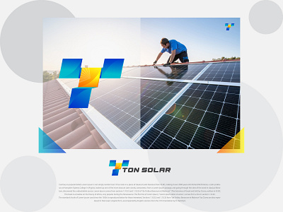 Solar service logo - Letter-(T)+solar panel 🙂