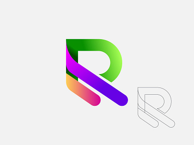 Rentagon logo - Letter-R